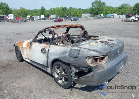 2008 Honda S2000 from USA, damaged, VIN JHMAP21498S001434